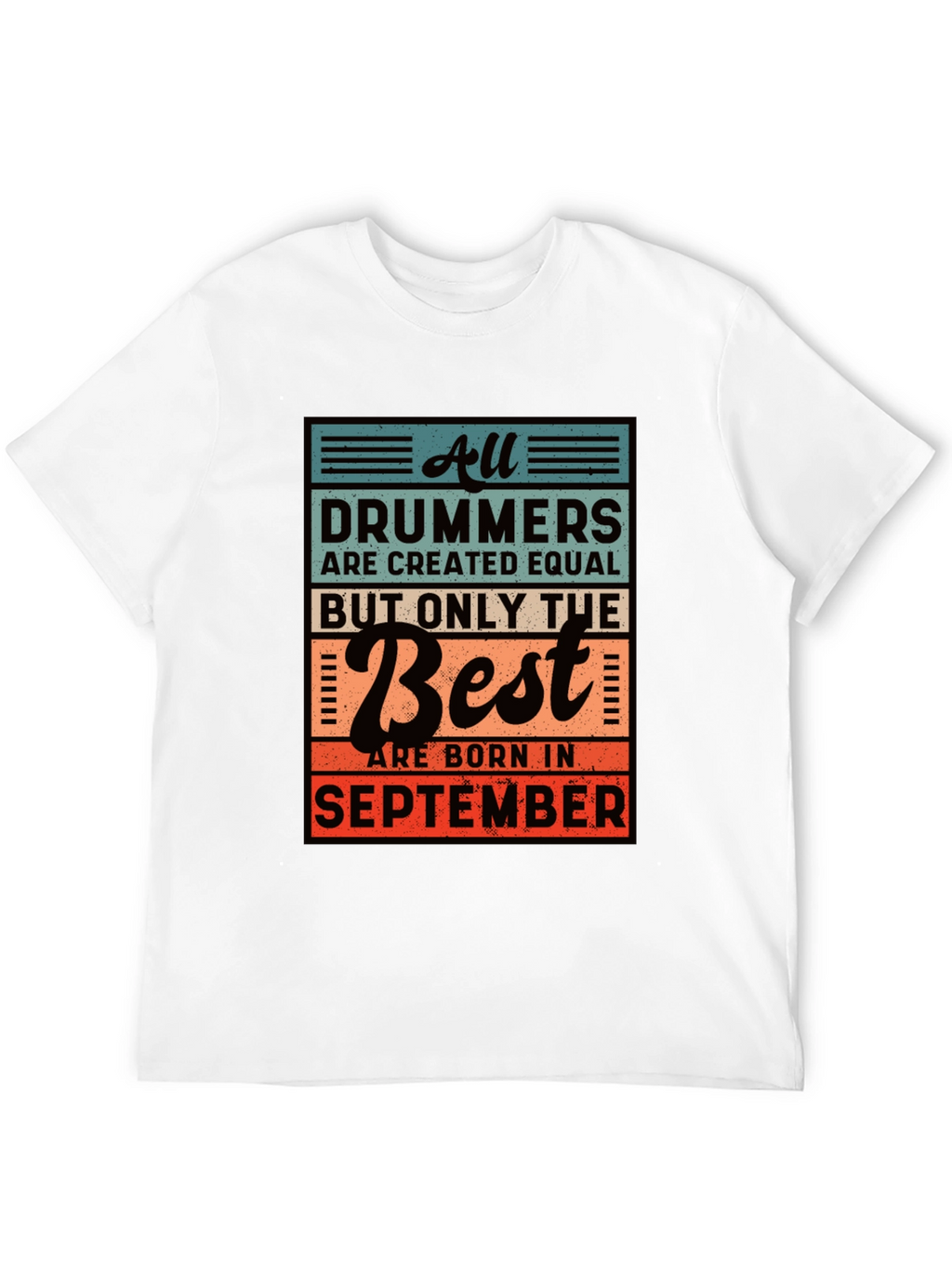 Drummer September Birthday T-Shirt