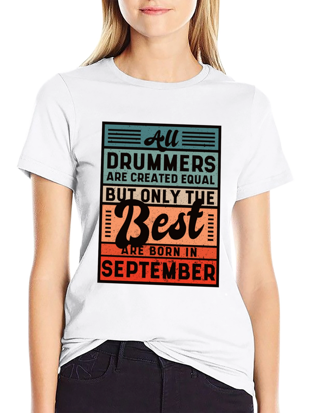 Drummer September Birthday T-Shirt