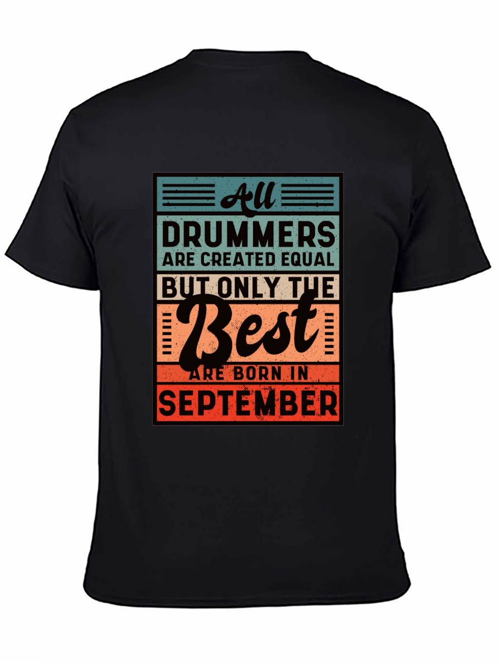 Drummer September Birthday T-Shirt