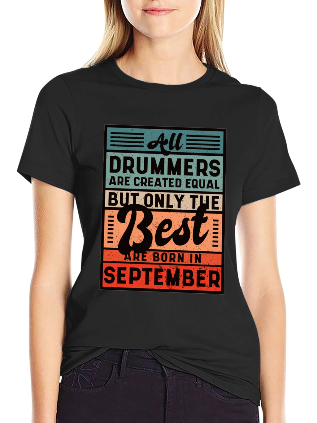 Drummer September Birthday T-Shirt