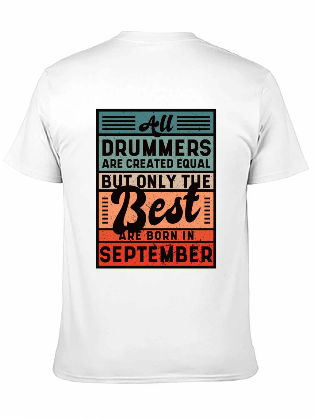 Drummer September Birthday T-Shirt
