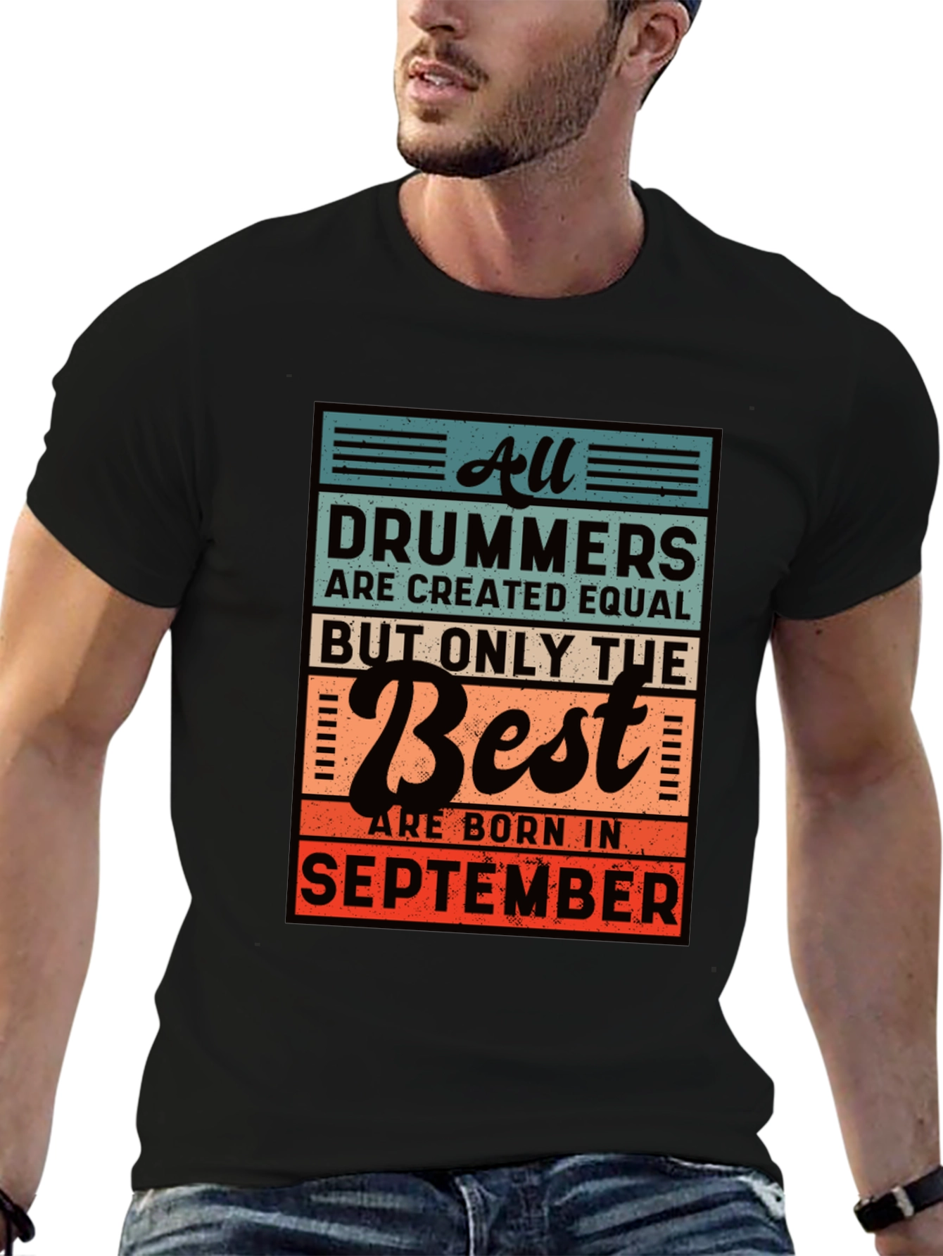 Drummer September Birthday T-Shirt