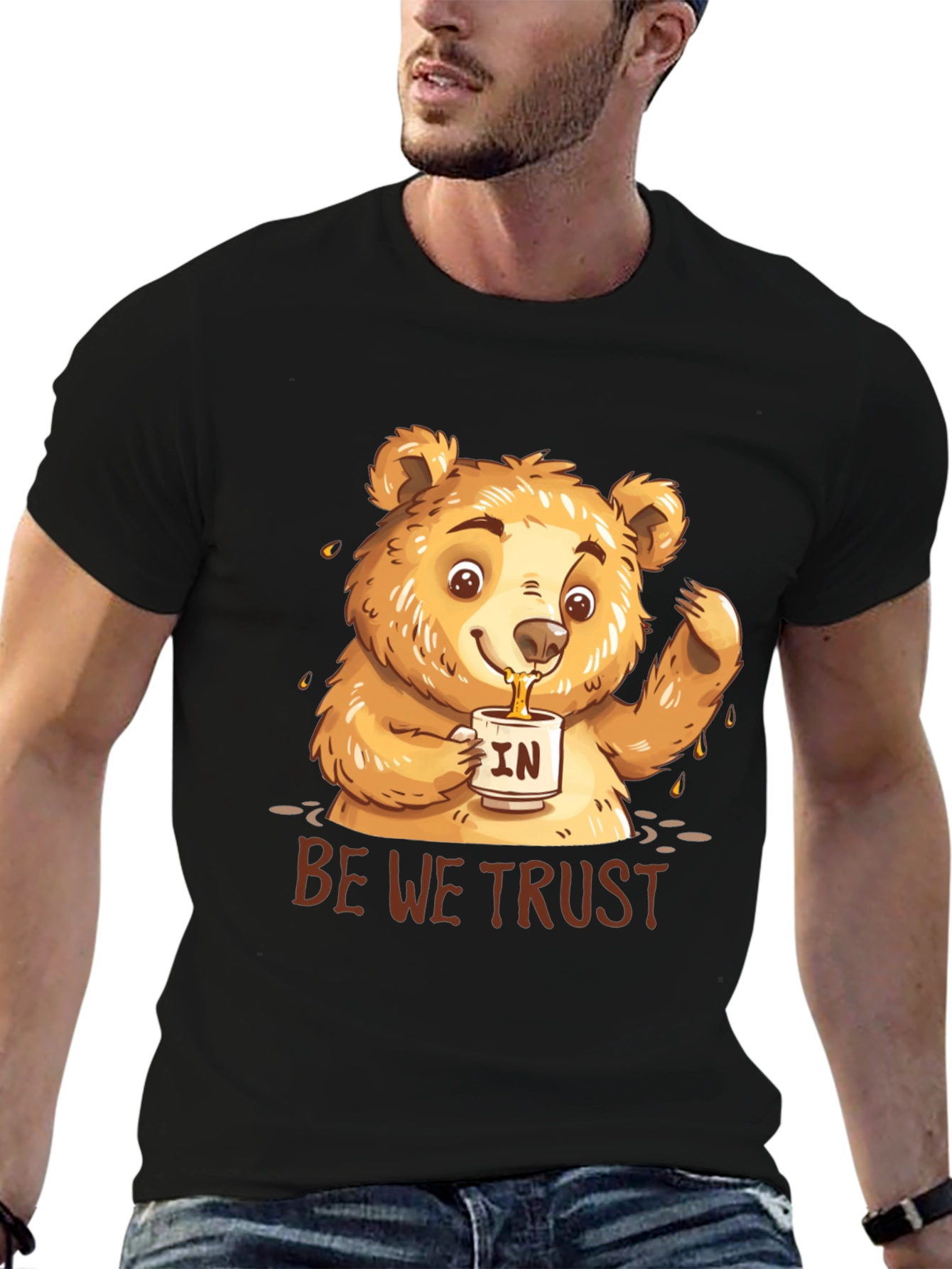 Bear Be We Trust Graphic T-Shirt
