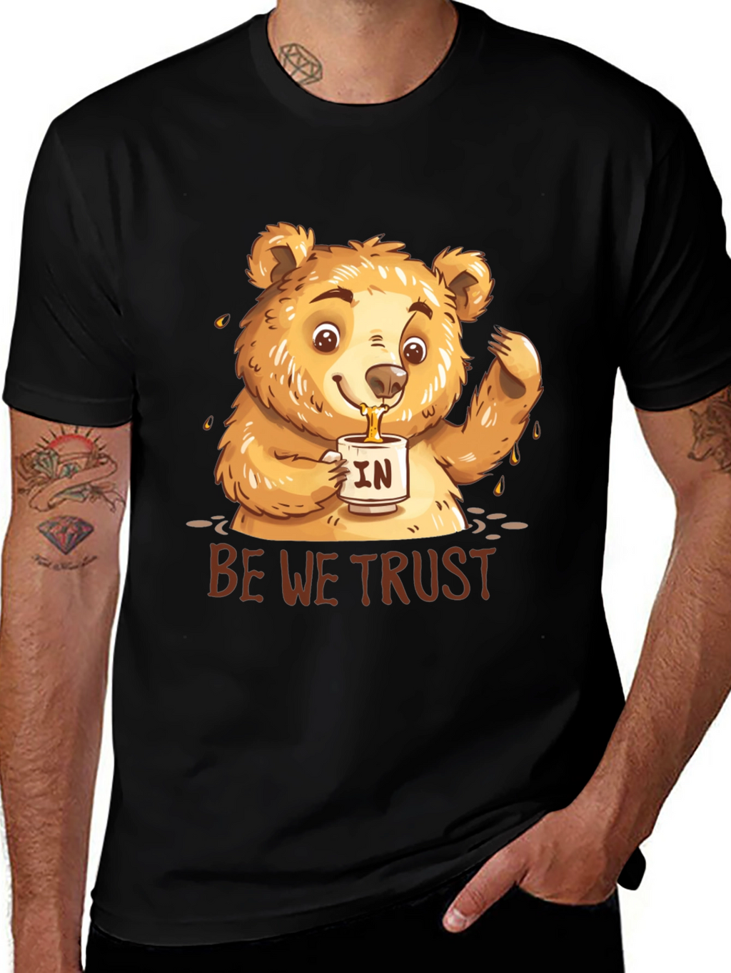 Bear Be We Trust Graphic T-Shirt
