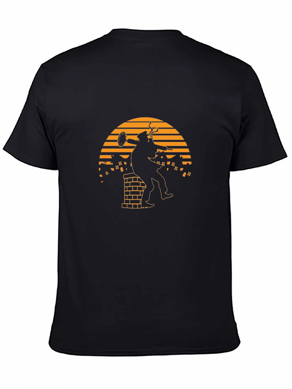 Chimney Sweep Silhouette Graphic Tee