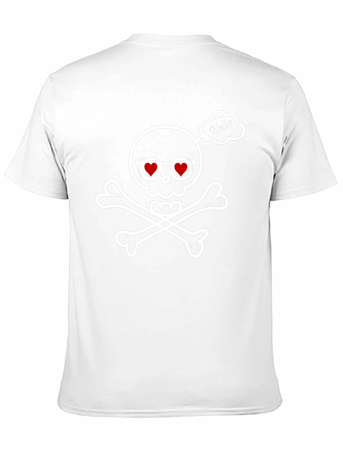Skull & Crossbones Hello Graphic Tee