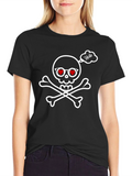 Skull & Crossbones Hello Graphic Tee