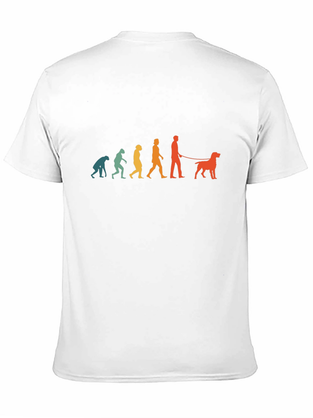 Evolution of Dog Walker T-Shirt - Black