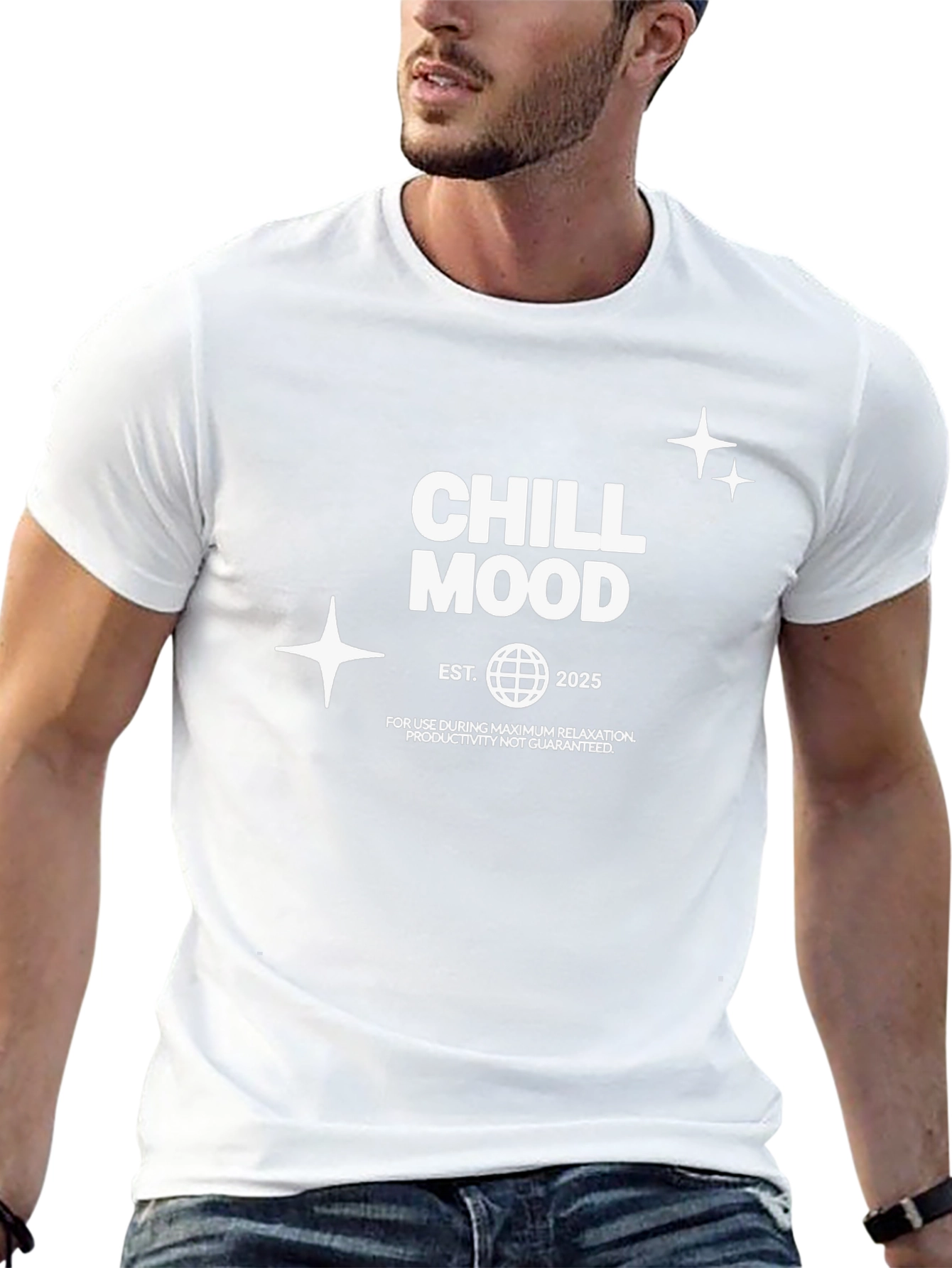 Chill Mood Black T-Shirt