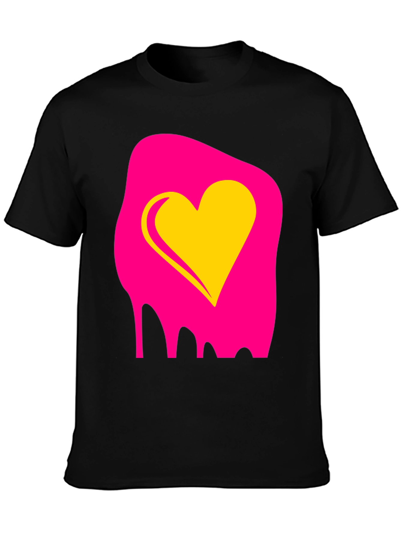 Heart Melt Graphic T-Shirt - Bold & Unique Design