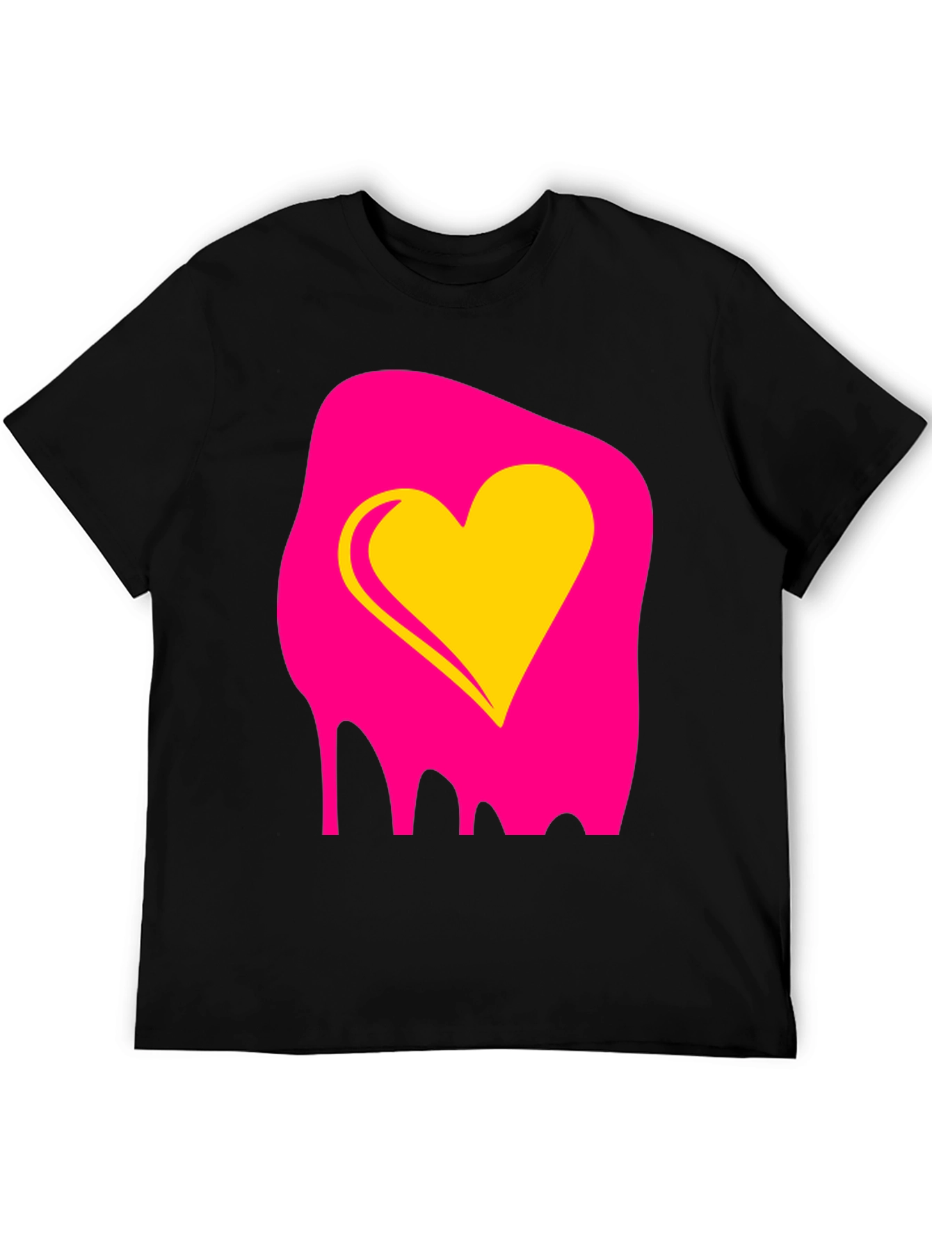 Heart Melt Graphic T-Shirt - Bold & Unique Design