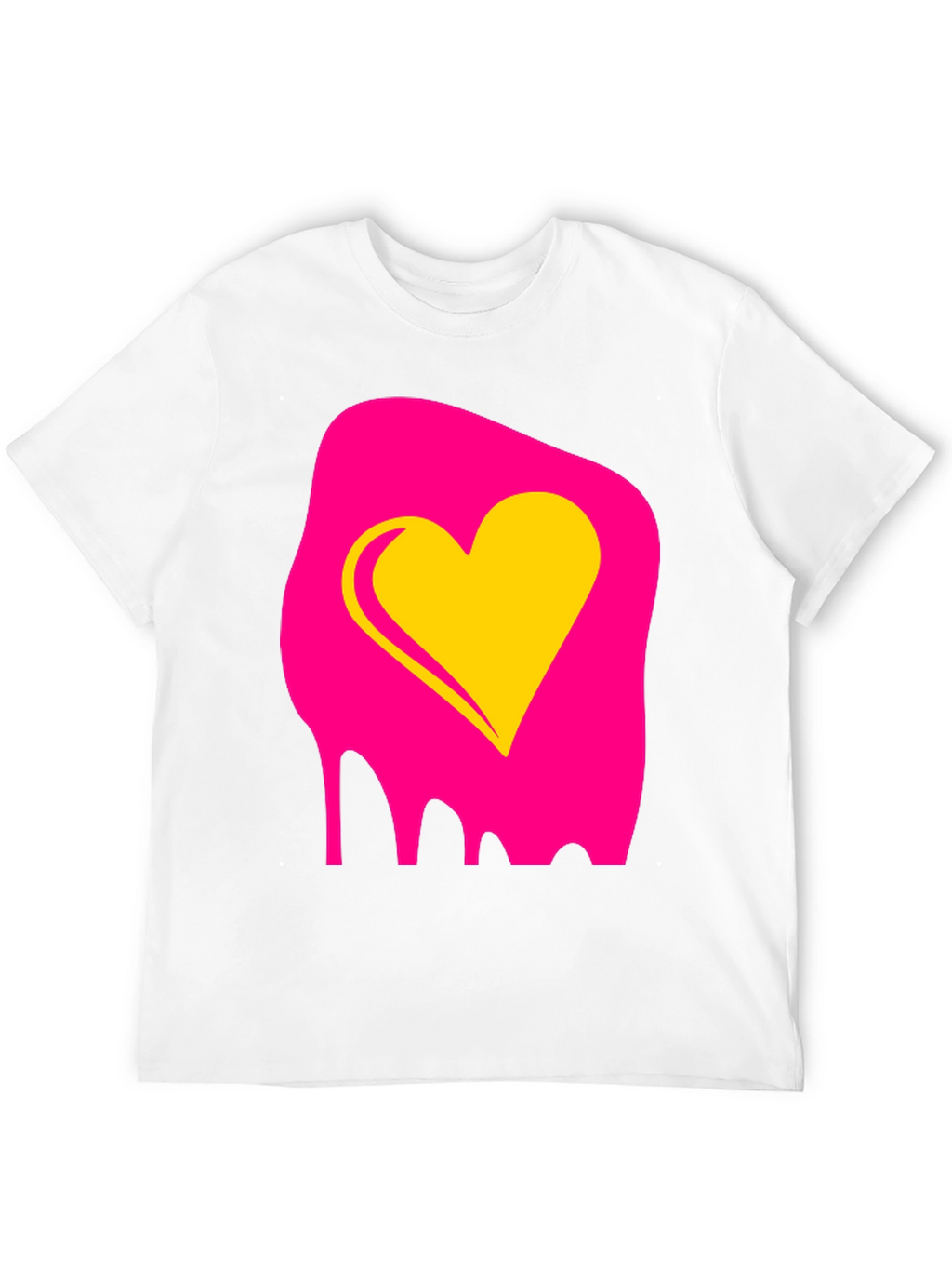 Heart Melt Graphic T-Shirt - Bold & Unique Design