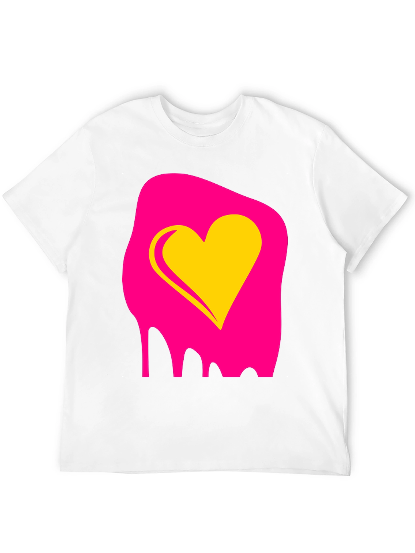 Heart Melt Graphic T-Shirt - Bold & Unique Design