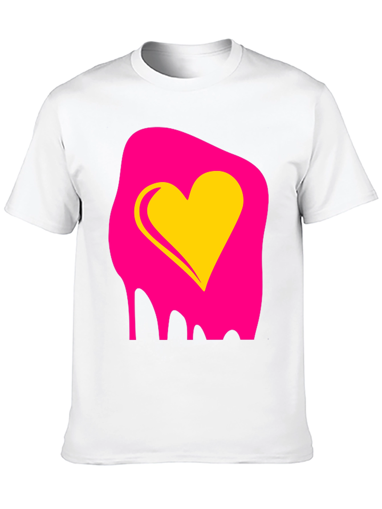 Heart Melt Graphic T-Shirt - Bold & Unique Design