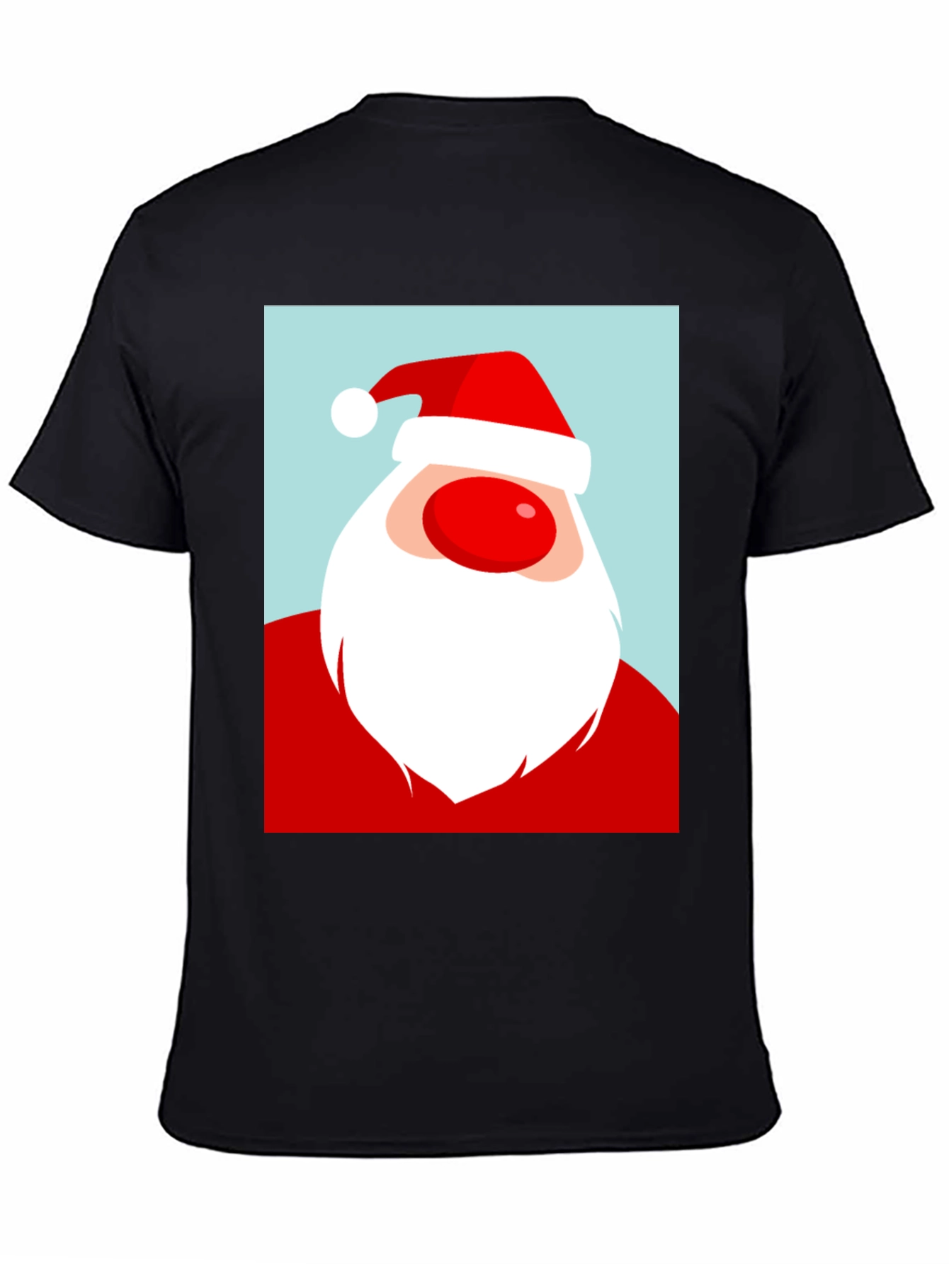 Santa Graphic Tee - Holiday Cheer T-Shirt