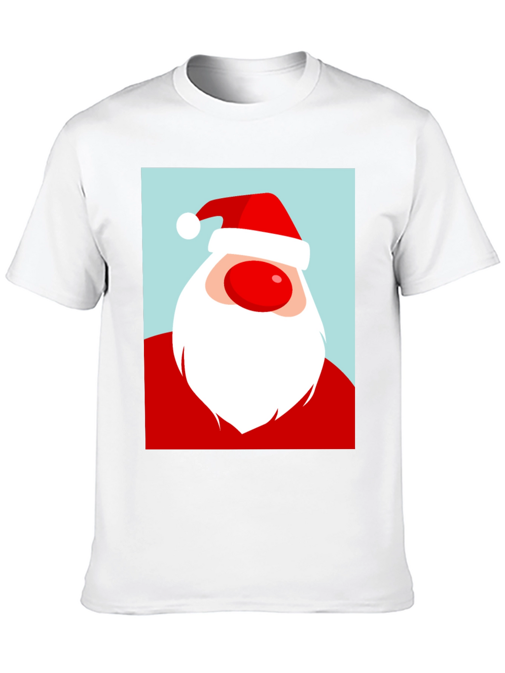 Santa Graphic Tee - Holiday Cheer T-Shirt