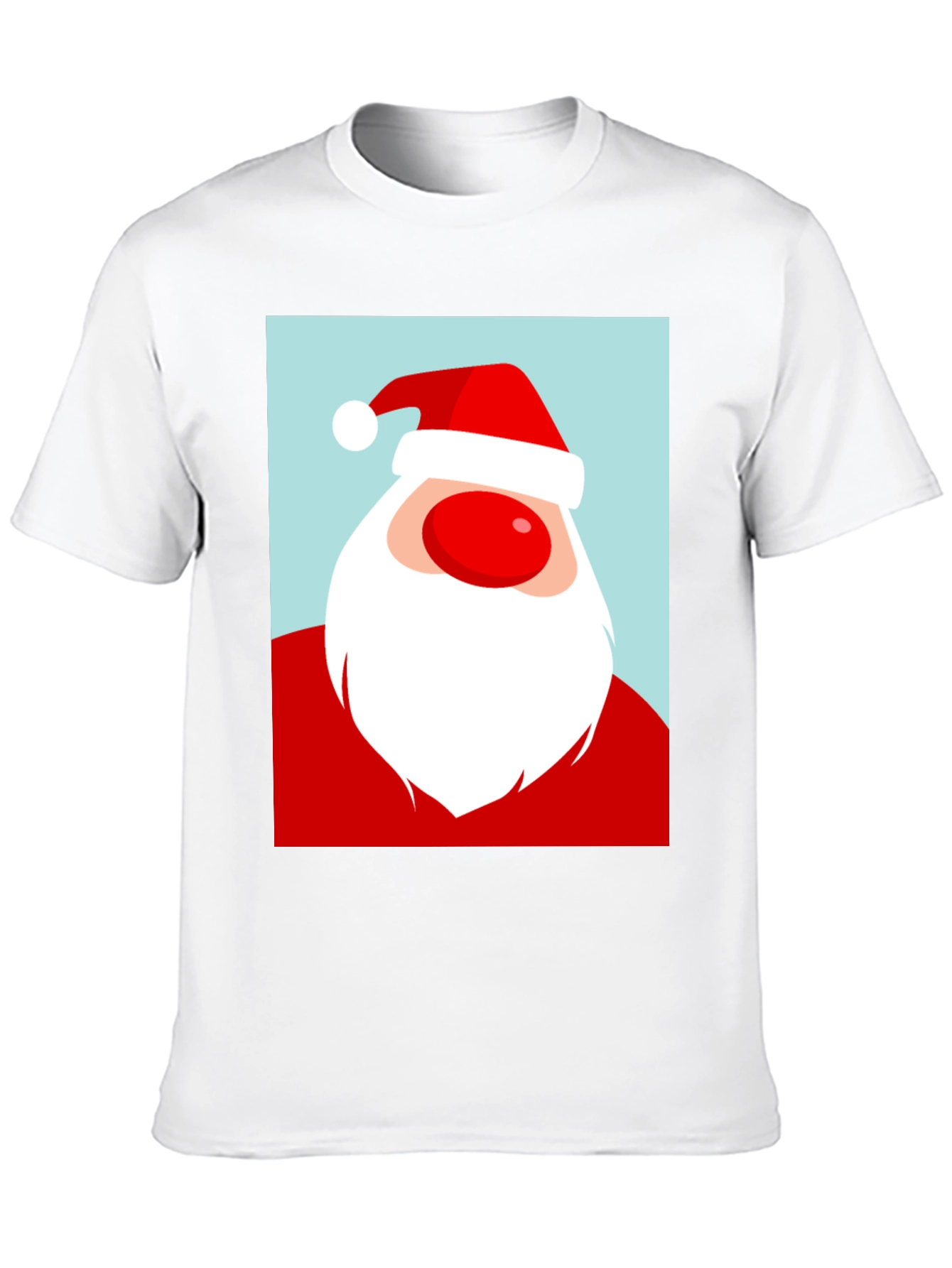 Santa Graphic Tee - Holiday Cheer T-Shirt