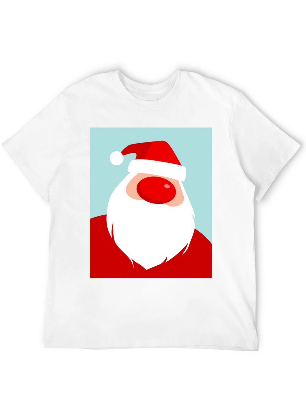 Santa Graphic Tee - Holiday Cheer T-Shirt