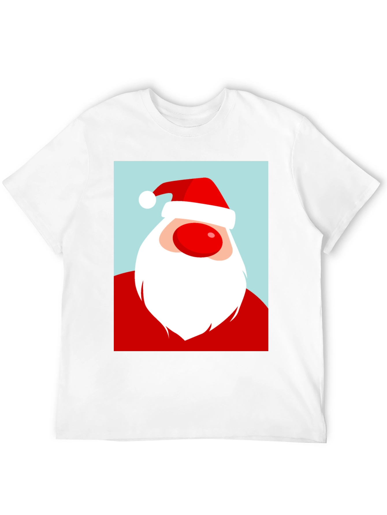 Santa Graphic Tee - Holiday Cheer T-Shirt