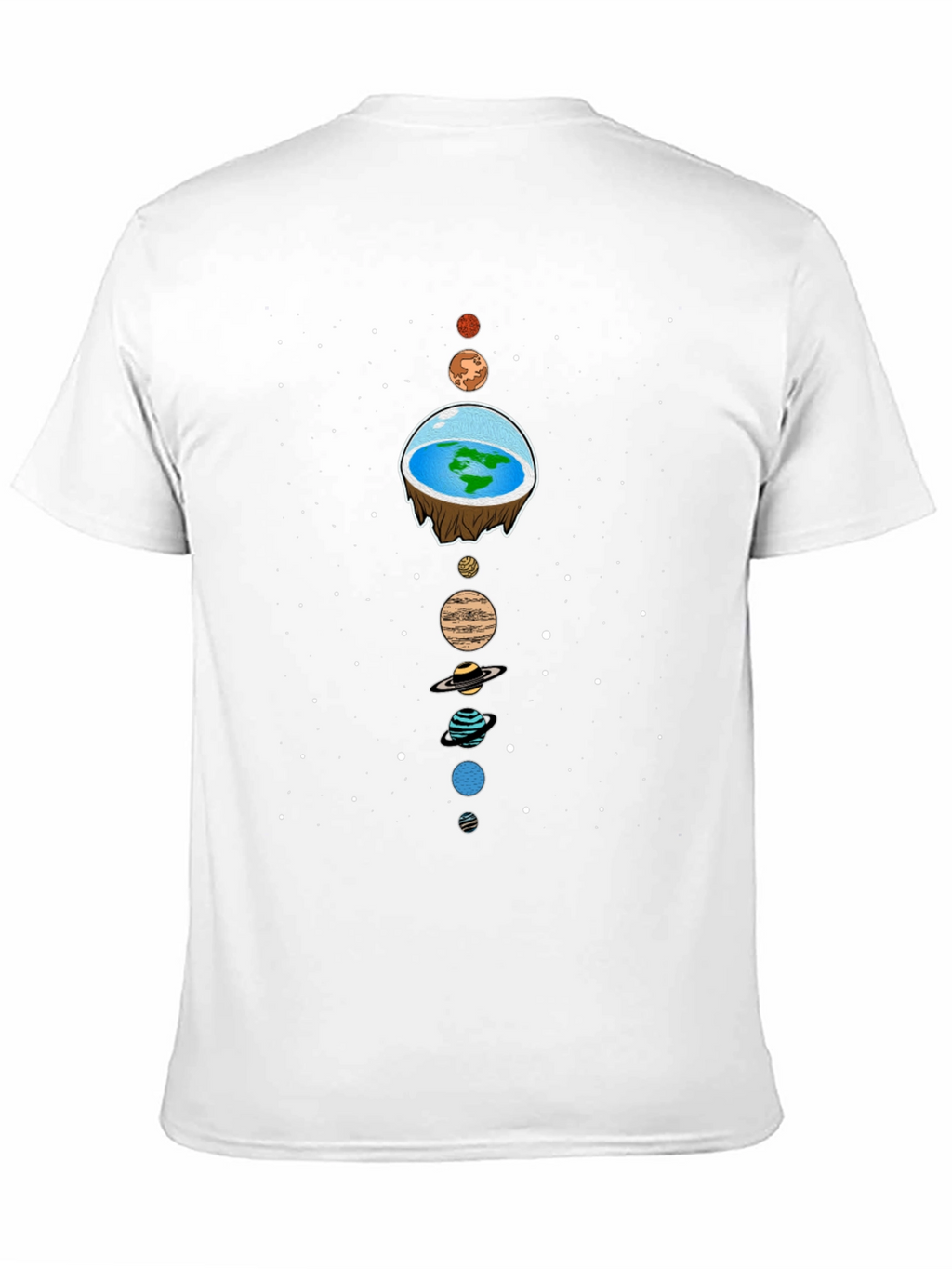 Flat Earth Solar System T-Shirt