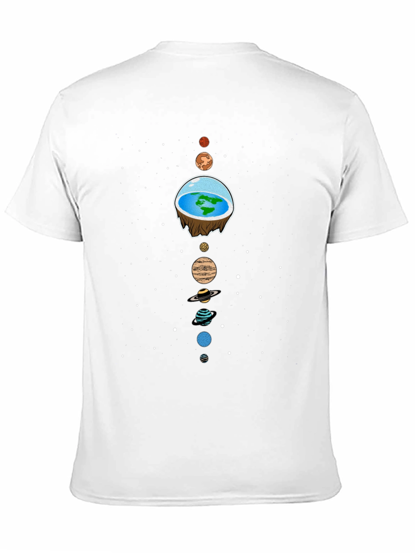 Flat Earth Solar System T-Shirt