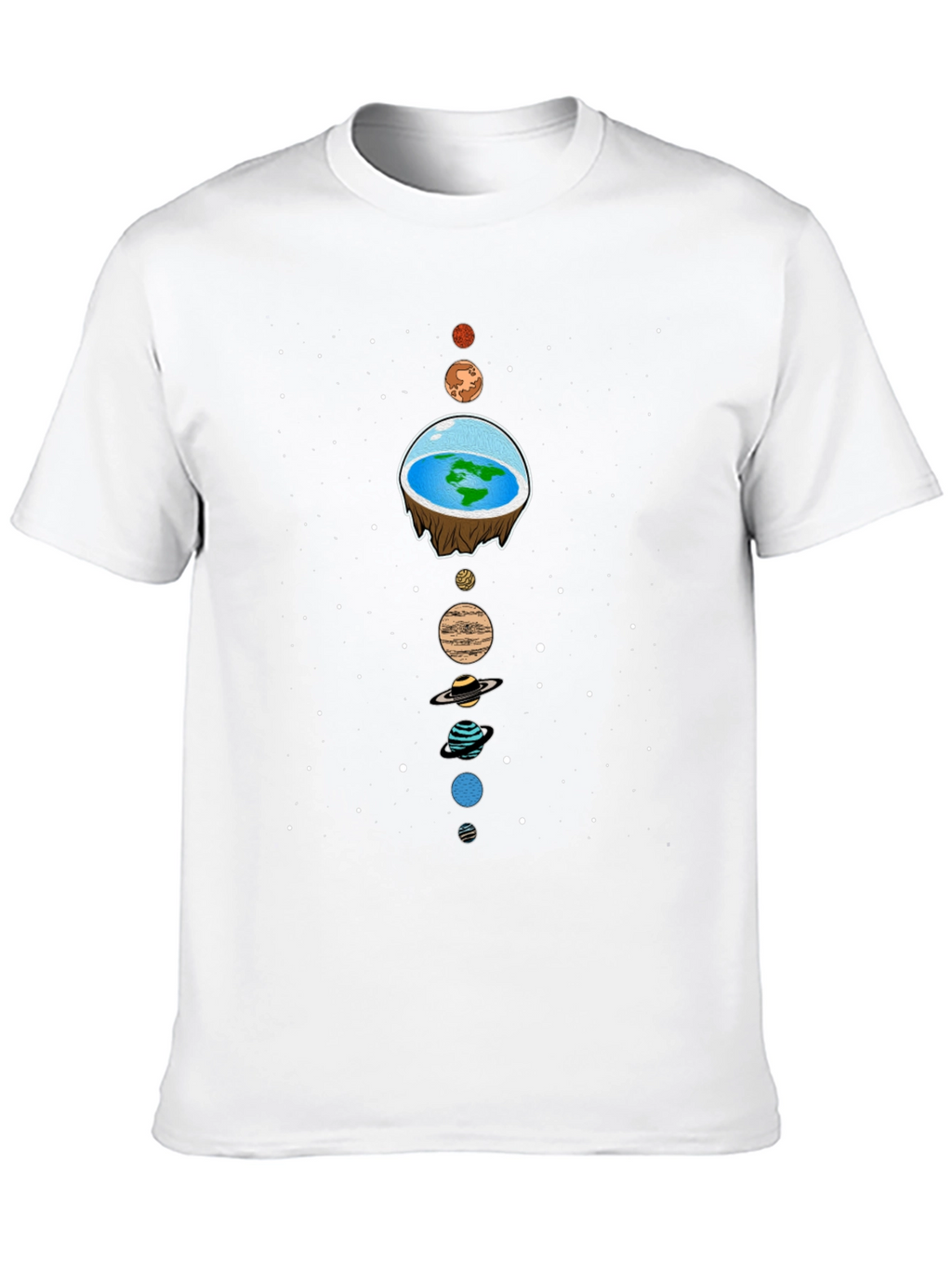 Flat Earth Solar System T-Shirt