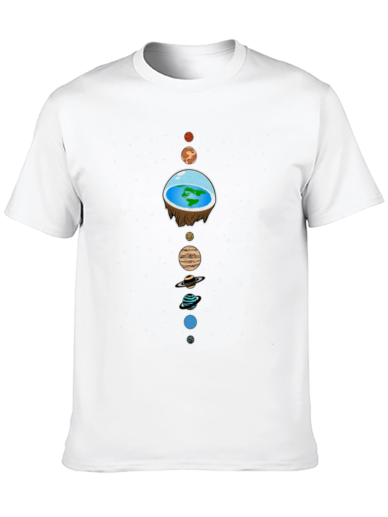 Flat Earth Solar System T-Shirt
