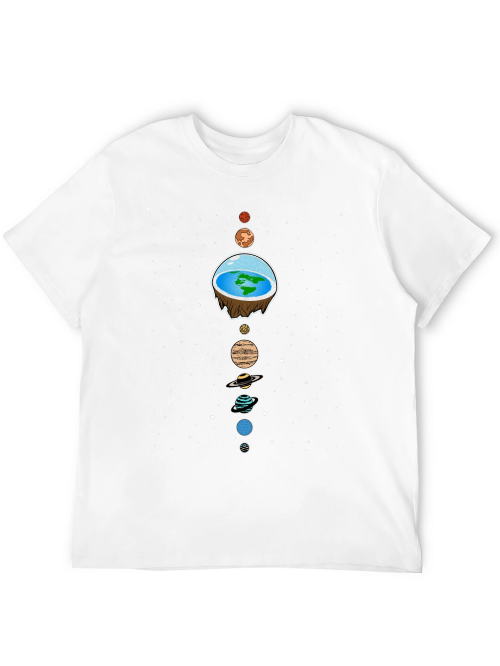 Flat Earth Solar System T-Shirt