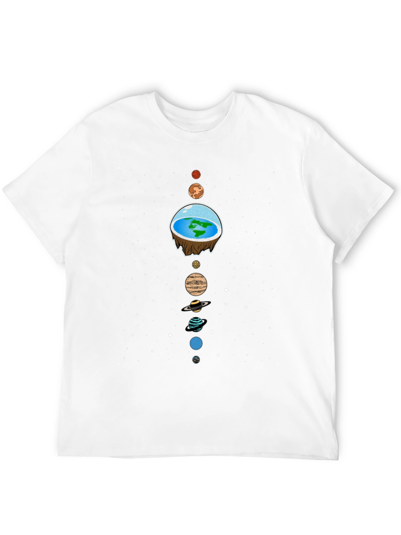 Flat Earth Solar System T-Shirt