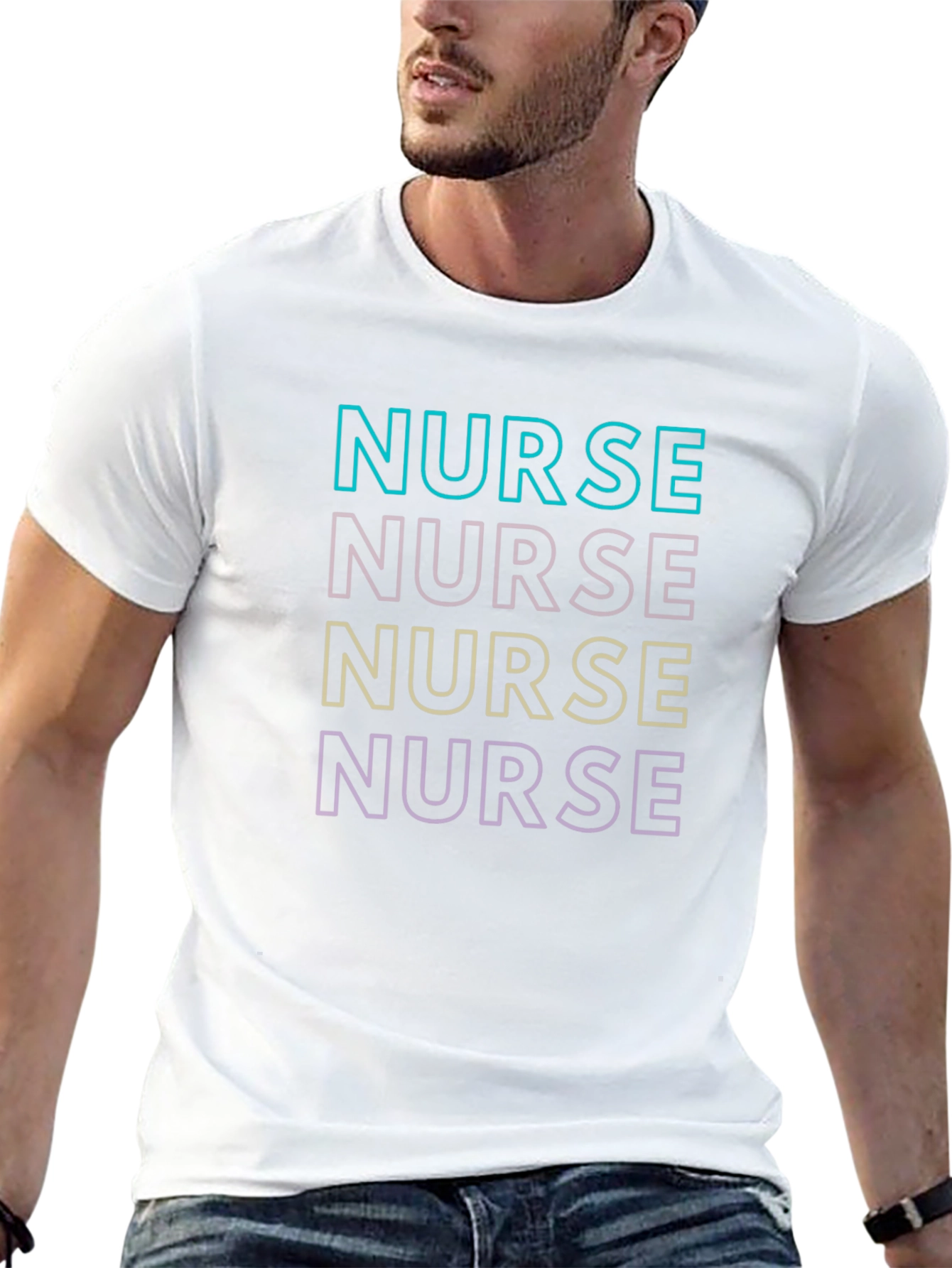 Retro Nurse T-Shirt - Medical Professional Tee