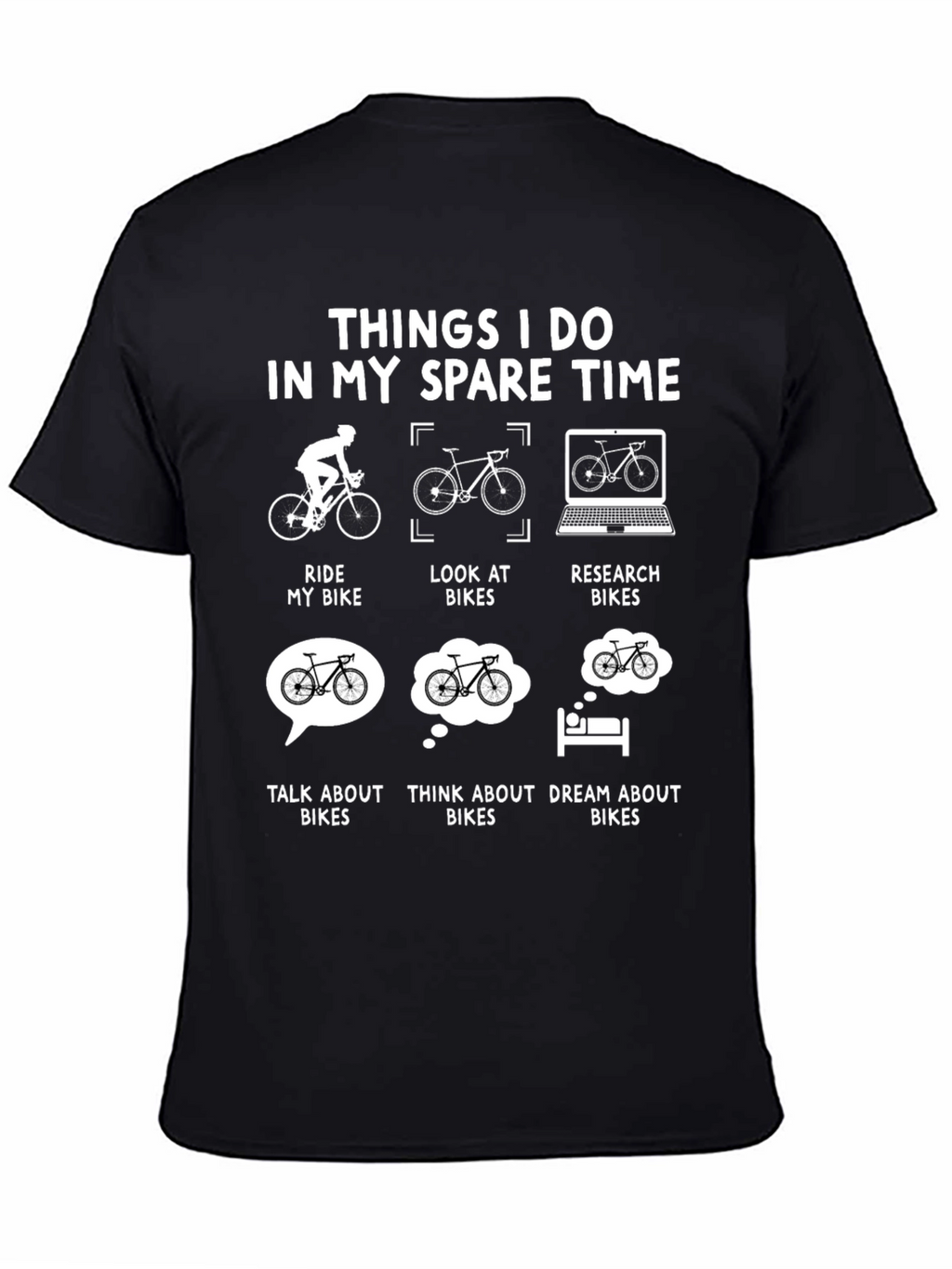 Biking Spare Time T-Shirt - Ride Look Research Bikes