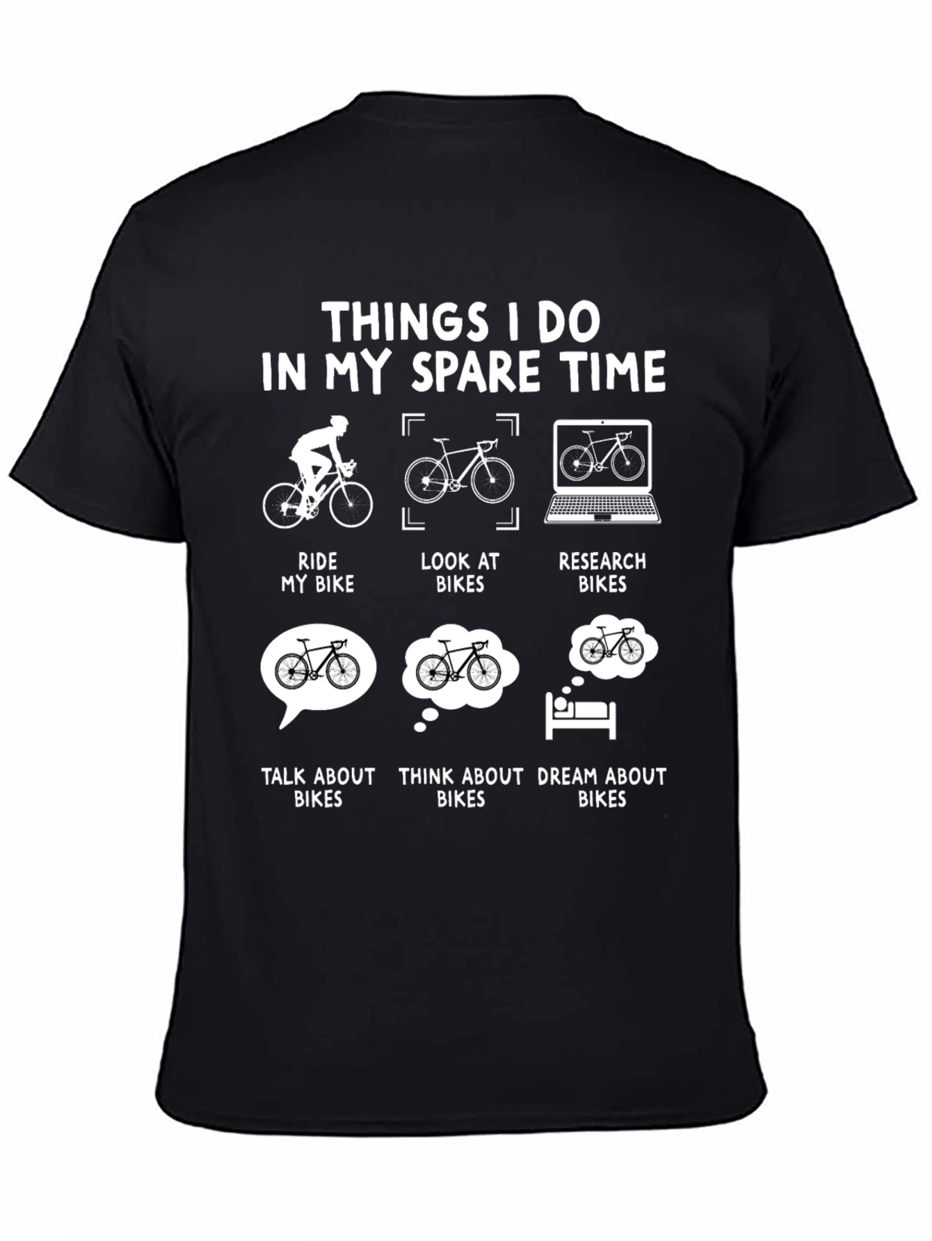 Biking Spare Time T-Shirt - Ride Look Research Bikes