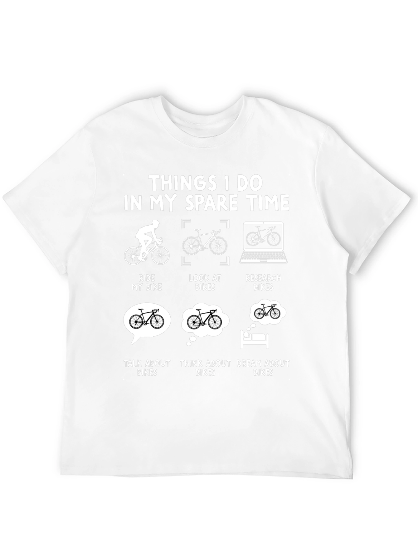 Biking Spare Time T-Shirt - Ride Look Research Bikes