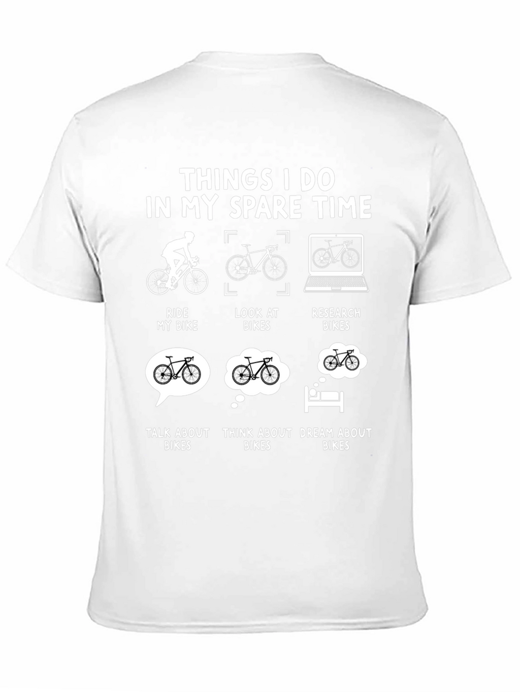 Biking Spare Time T-Shirt - Ride Look Research Bikes