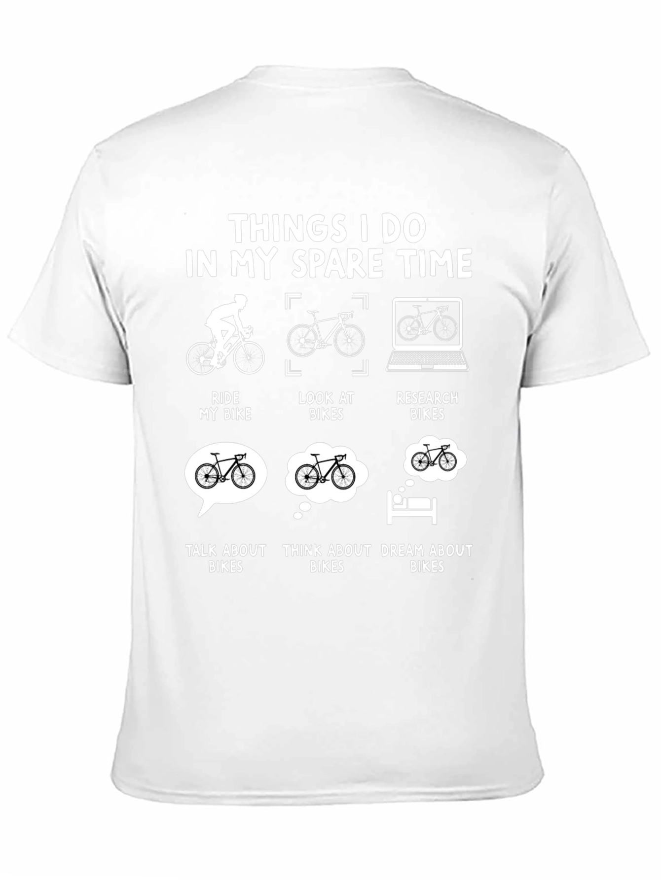 Biking Spare Time T-Shirt - Ride Look Research Bikes