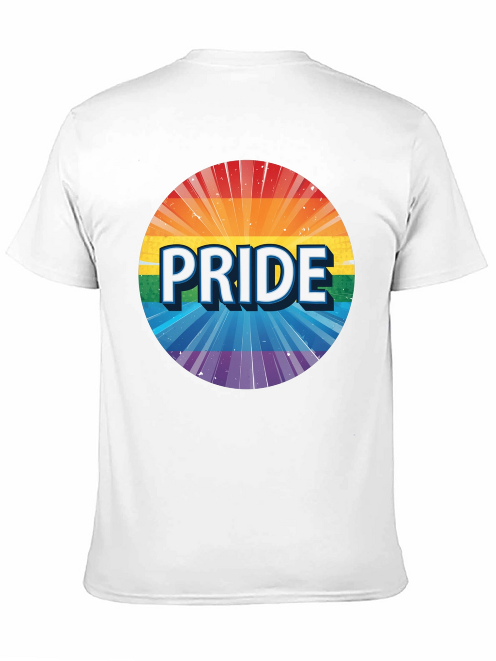 Pride Rainbow Graphic Tee - Unisex Black T-Shirt