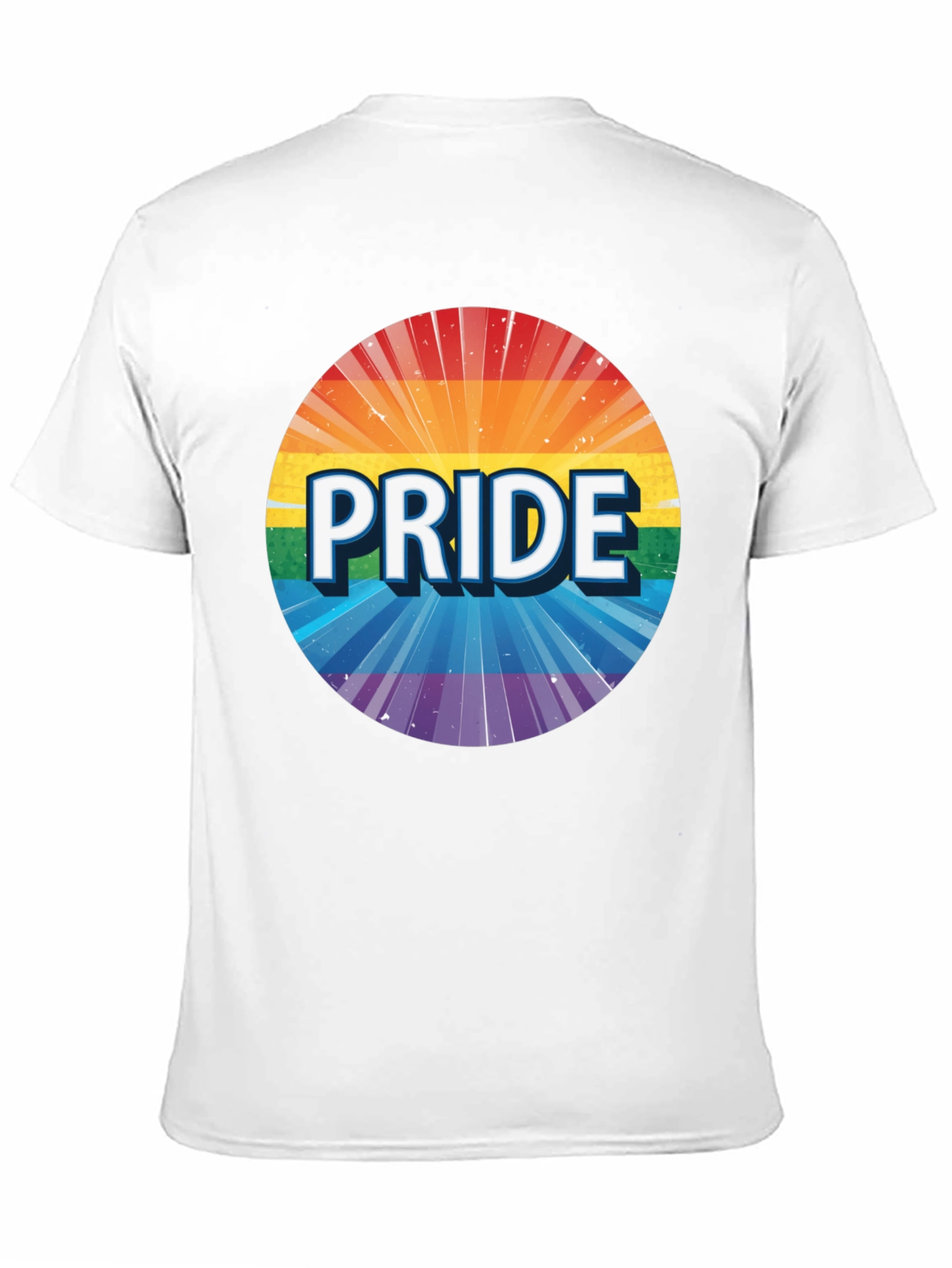 Pride Rainbow Graphic Tee - Unisex Black T-Shirt