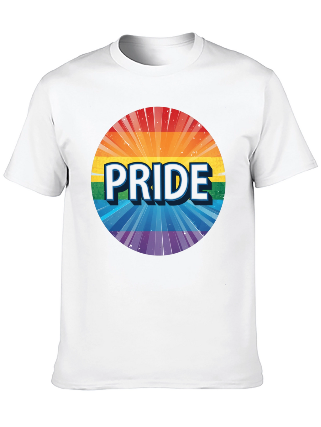 Pride Rainbow Graphic Tee - Unisex Black T-Shirt