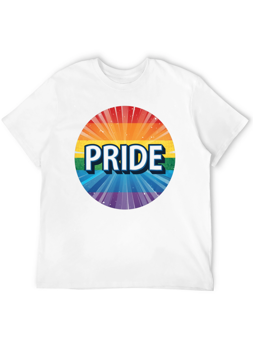 Pride Rainbow Graphic Tee - Unisex Black T-Shirt