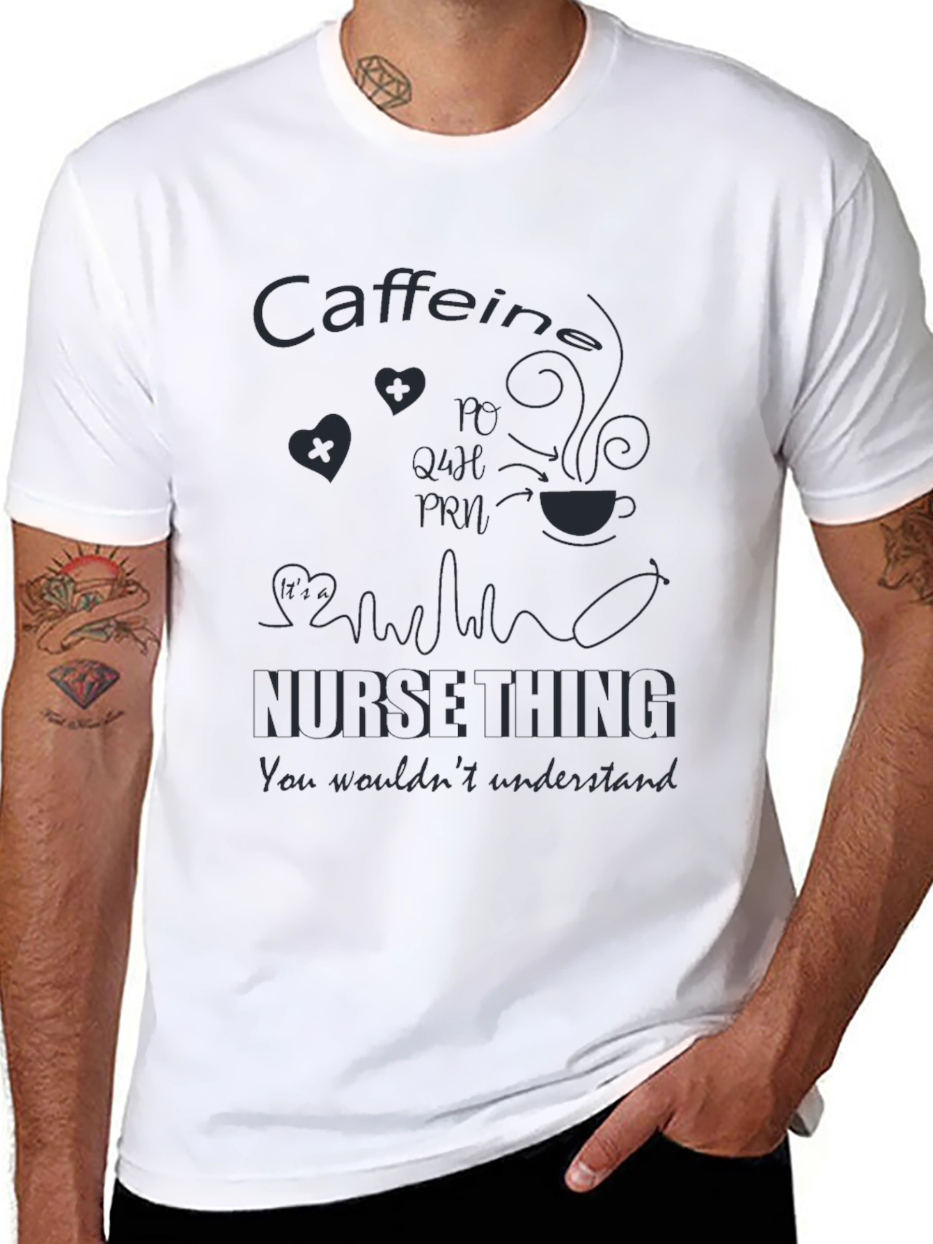 Nurse Caffeine T-Shirt - You Wouldnt Understand