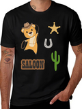 Western Saloon Bear T-Shirt