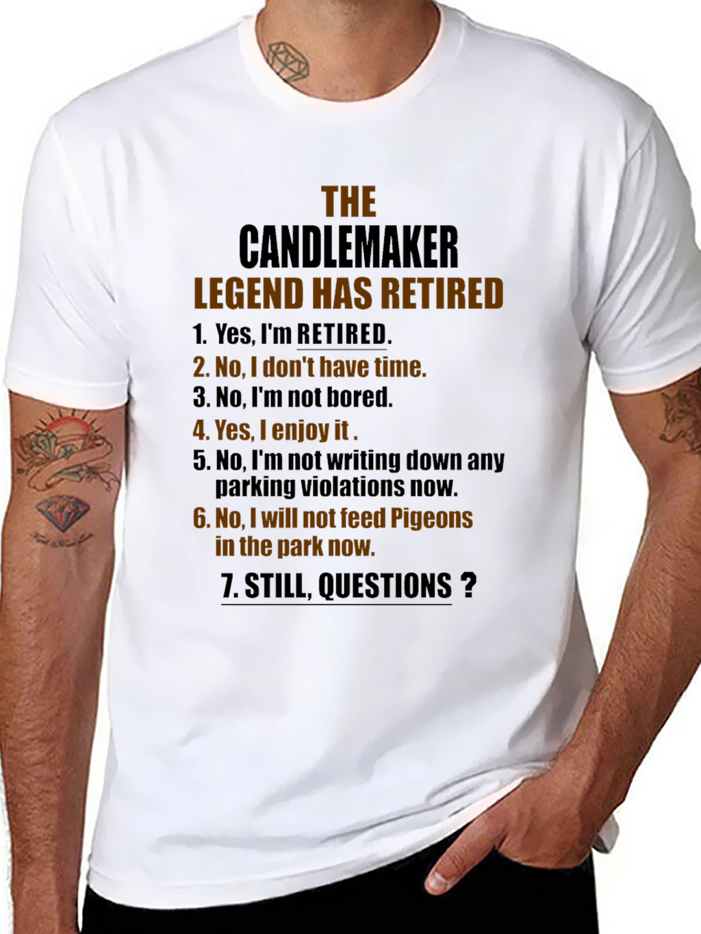 Retired Candlemaker Legend T-Shirt