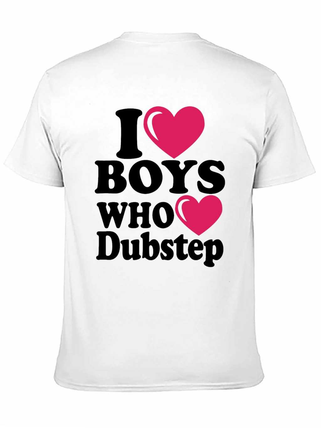 I Heart Boys Who Dubstep Black T-Shirt