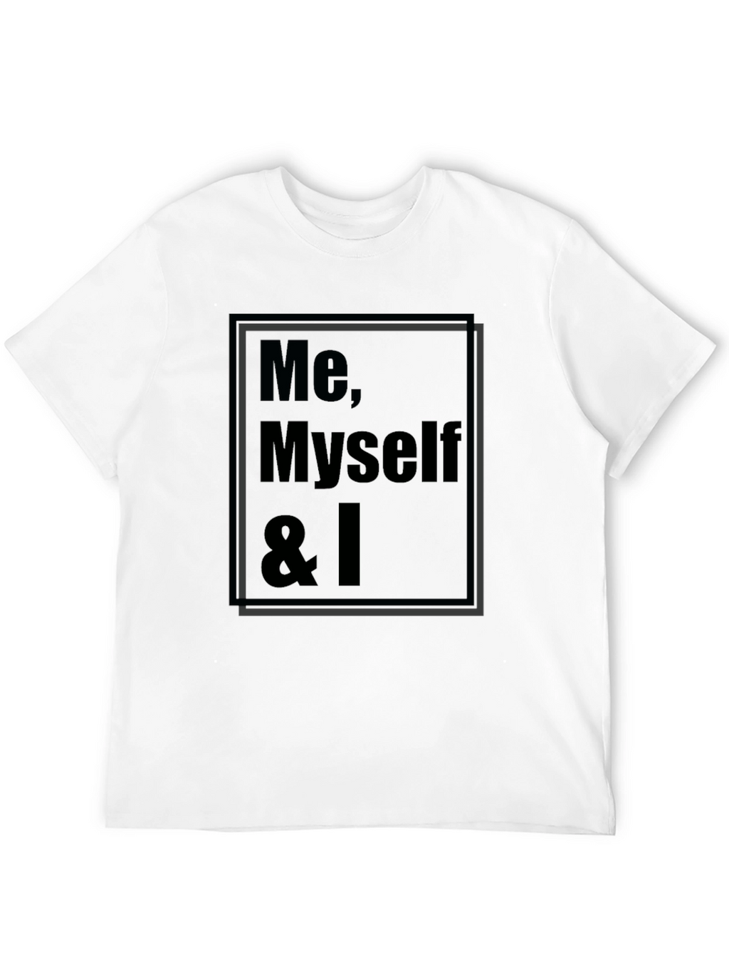 Me Myself & I Graphic T-Shirt - Black