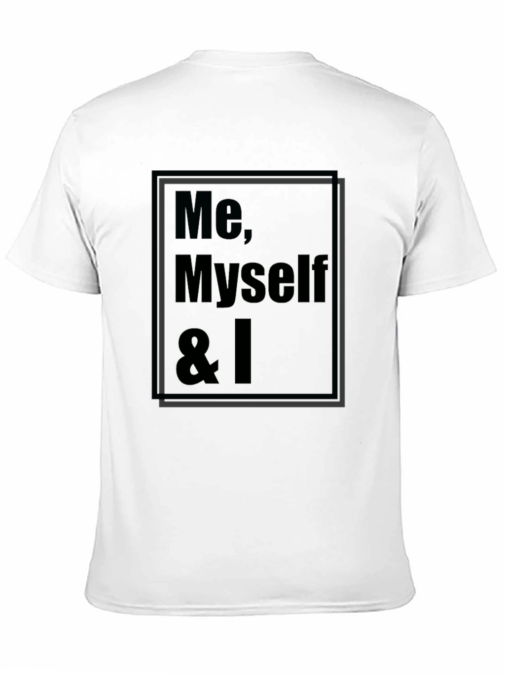 Me Myself & I Graphic T-Shirt - Black