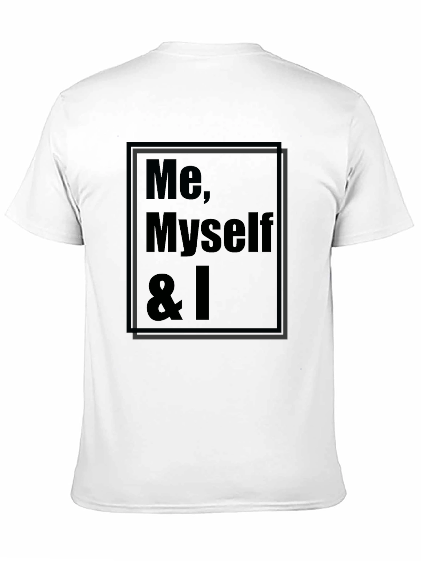 Me Myself & I Graphic T-Shirt - Black