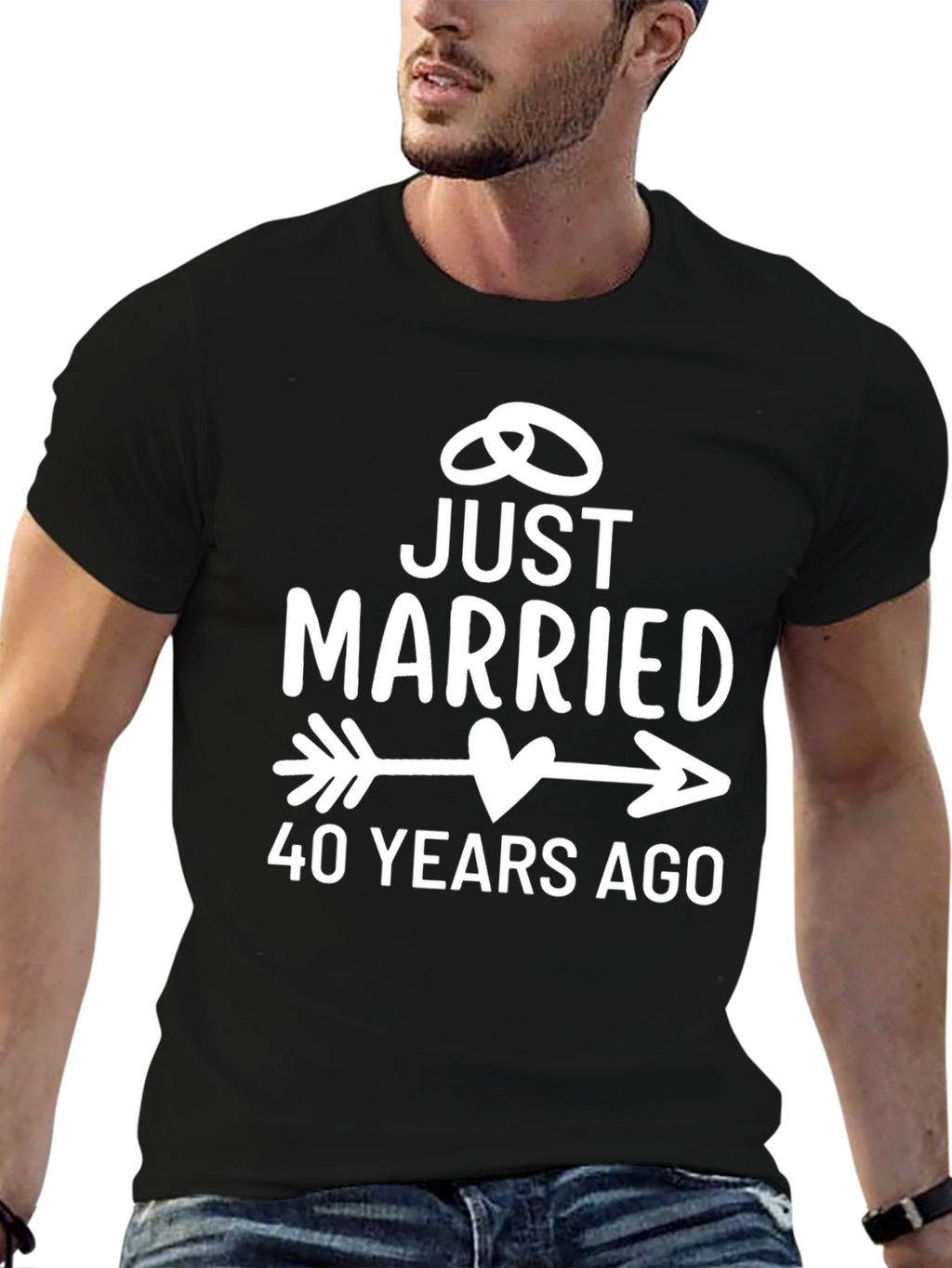 Just Married 40 Years Ago T-Shirt