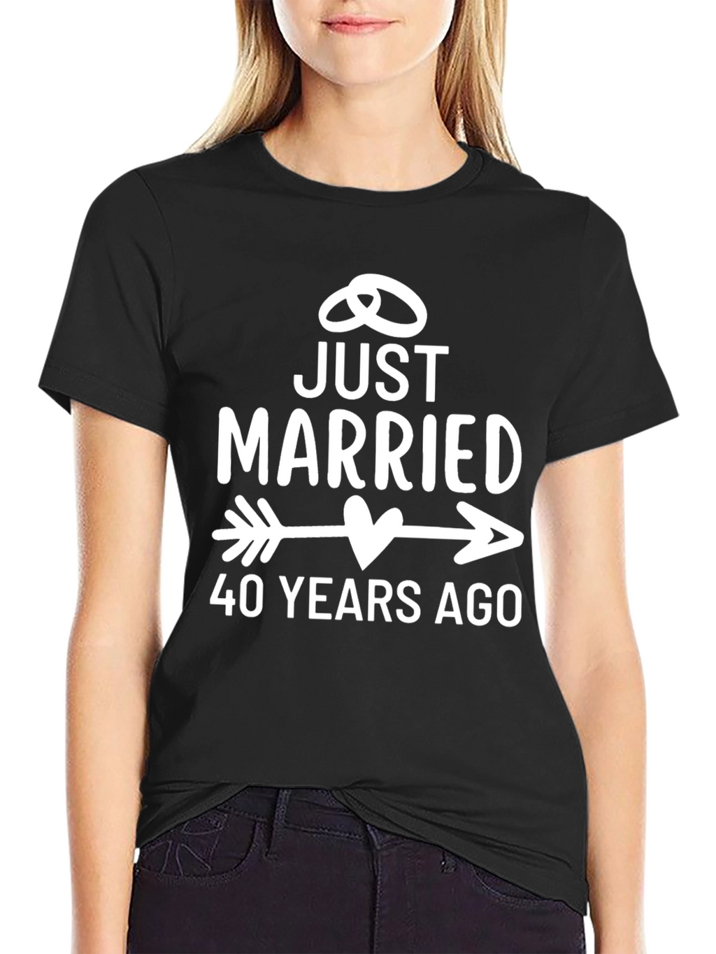 Just Married 40 Years Ago T-Shirt