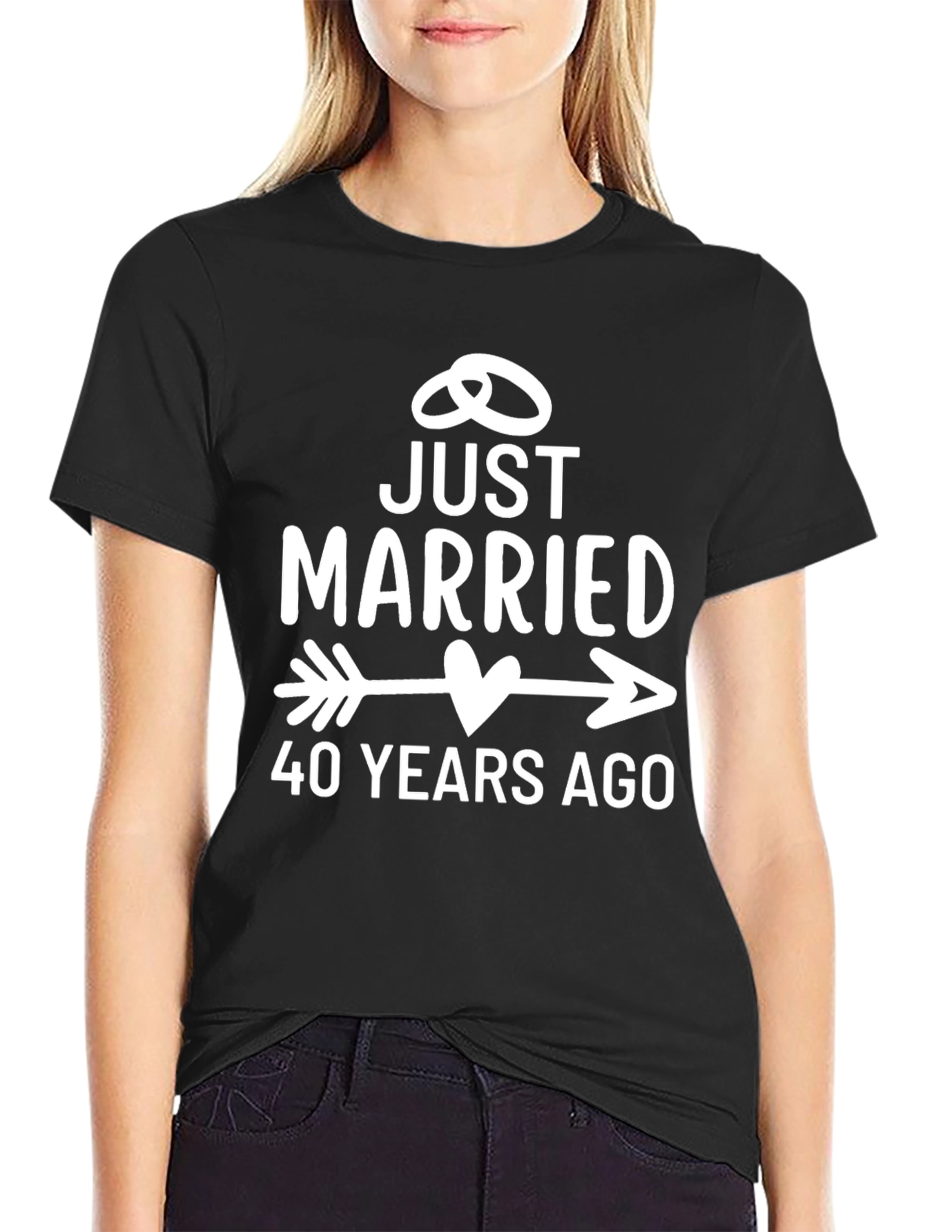 Just Married 40 Years Ago T-Shirt