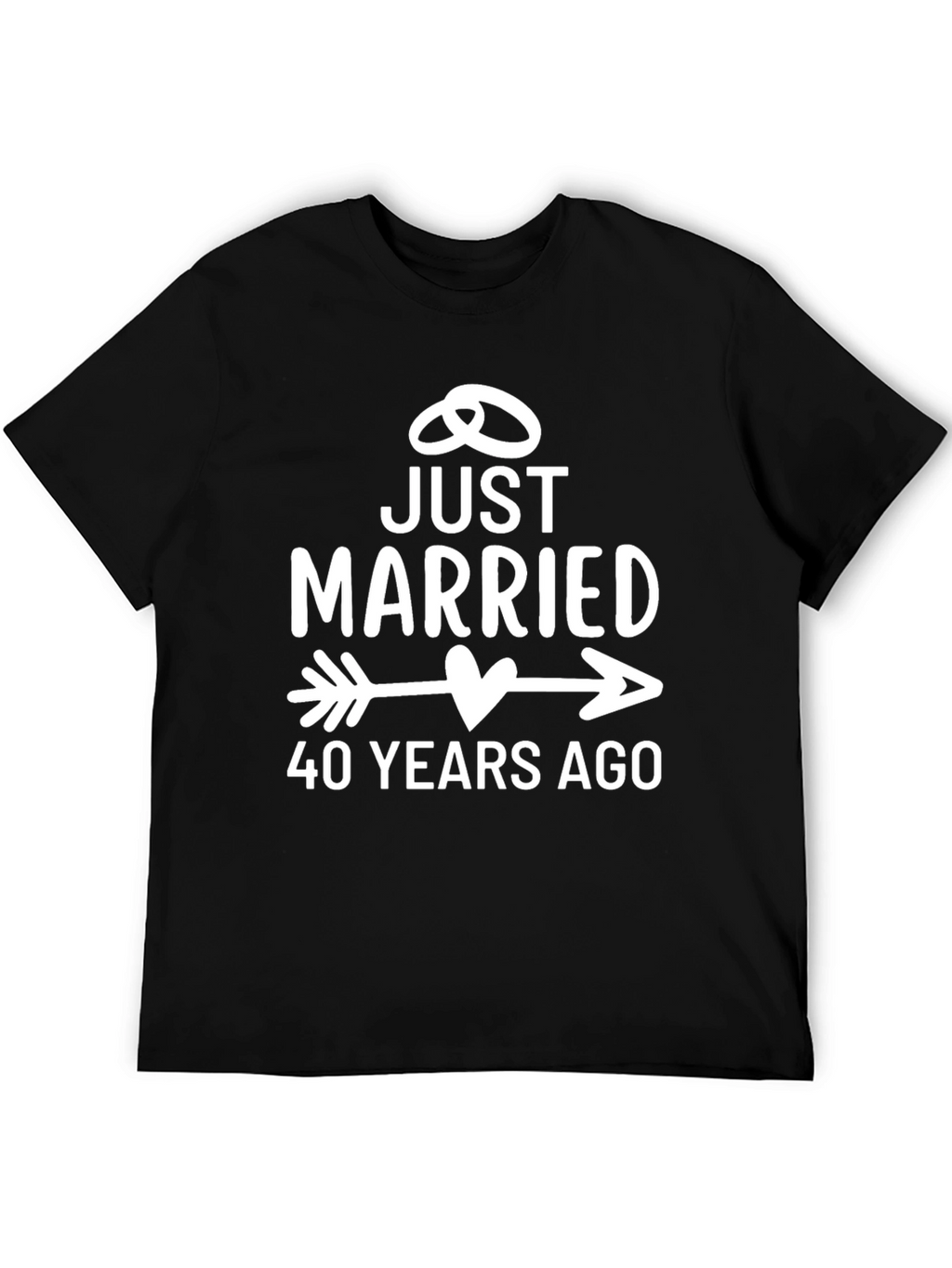 Just Married 40 Years Ago T-Shirt